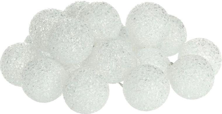 Guirnalda Retlux con bolas de goma y 20 LED