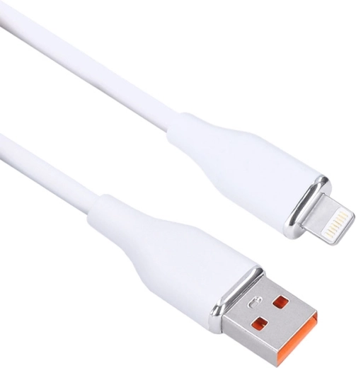 Cable de carga y datos de silicona Solight USB-A a Lightning 1 m