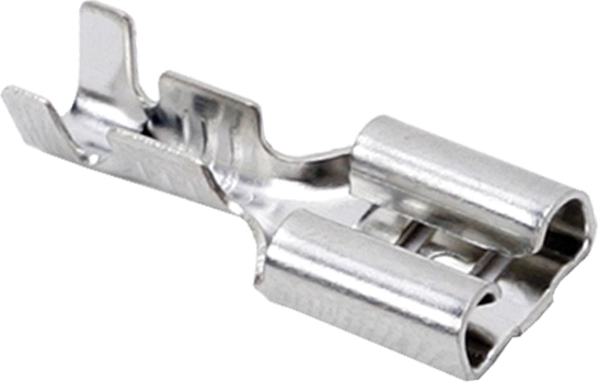 Terminal hembra estañado para conector de 6,3 mm