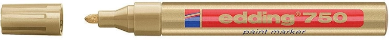 Rotulador de pintura Edding 750 dorado