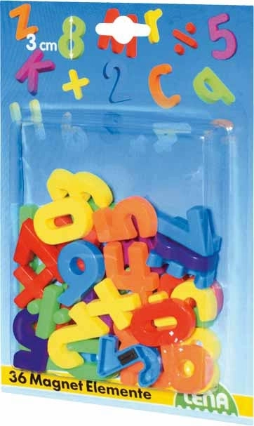 Lena números magnéticos de colores (36 uds)