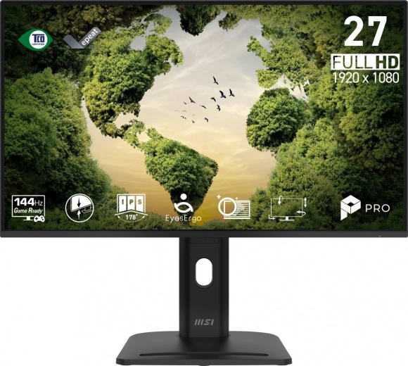 MSI PRO MP275PGN 27" monitor curvo FHD 144 Hz negro