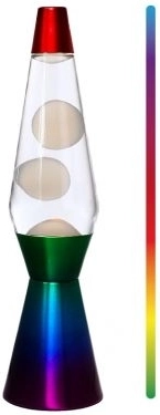 Lamparita de lava LED con cambio de colores