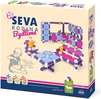 Seva Rodina – vivienda, juego de construcción para niños (564 piezas)