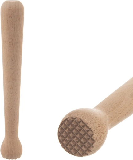 Muddler de madera para barman Orion de 22 cm