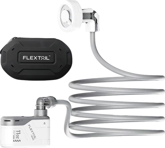 Ducha portátil Flextail Max Shower blanca