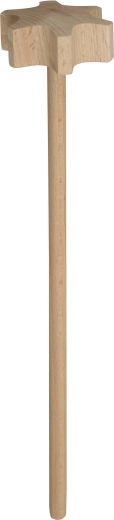 Batidor de madera de 30 cm de madera de haya