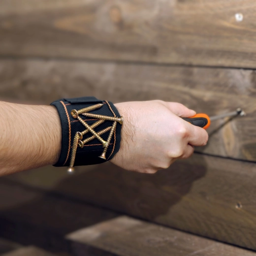 Pulsera magnética textil para herramientas 35 × 9 cm