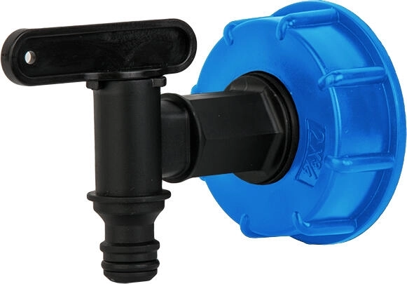 Grifo IBC 3/4" con acoplamiento rápido y adaptador S60x6
