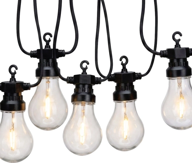 Guirnalda luminosa exterior de 9,5 m con 20 bombillas LED