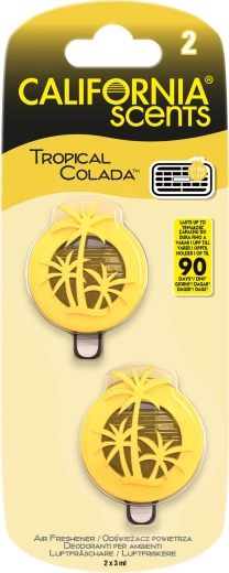 Fragancia para coche California Scents Mini Diffuser Tropical Colada