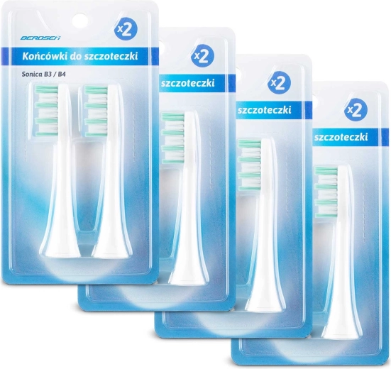Cabezales de recambio para cepillo dental sónico Berdsen, 8 uds