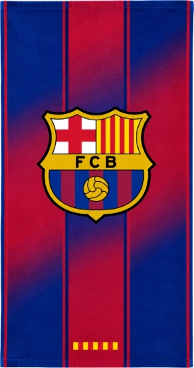 Toalla de secado rápido del FC Barcelona con escudo