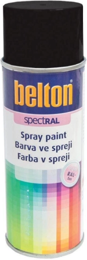 Pintura en spray BELTON RAL 9005 negro brillante 400 ml