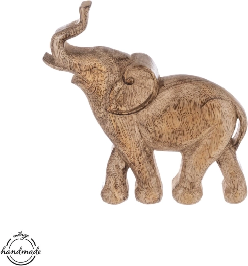 Elefante decorativo de madera de mango