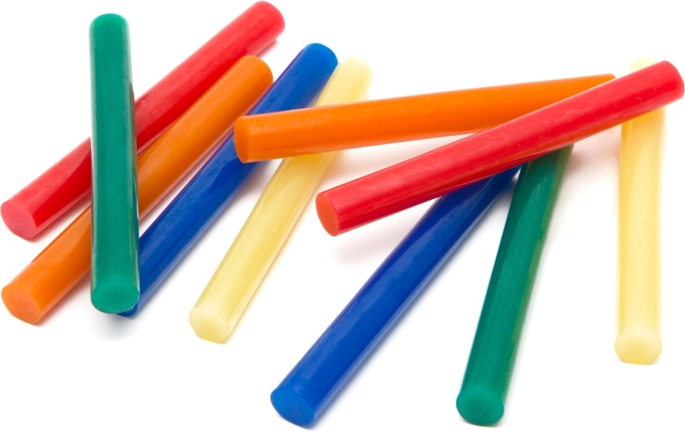 Barra de pegamento termofusible de colores para pistola encoladora de 11 mm - 1 unidad