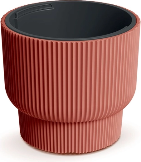 Macetero Milly con inserto color cobre 39,5 cm