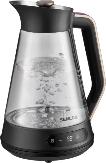 Hervidor eléctrico Sencor con regulación de temperatura, 1,5 l
