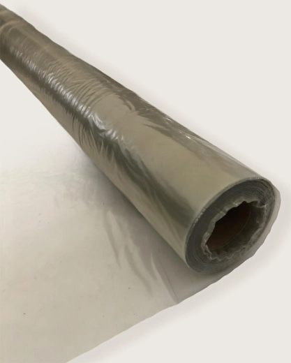 Lámina protectora de construcción semitubo 2 × 50 m, 50 µm, transparente