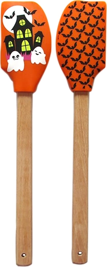 Espátula de silicona con mango de madera 31 cm