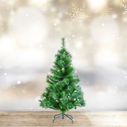Árbol de Navidad artificial nevado de 120 cm