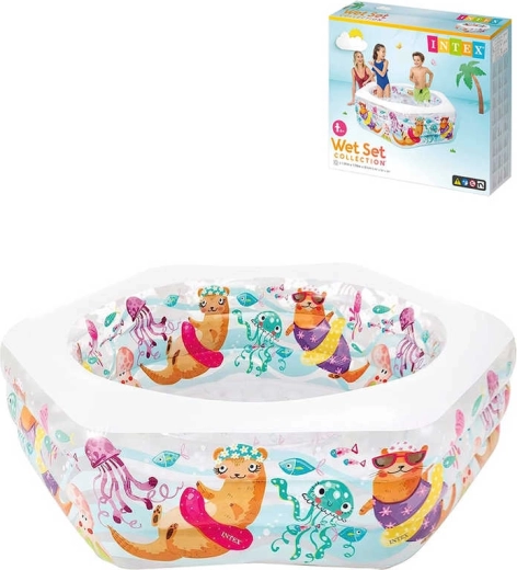 Piscina hinchable Intex con nutrias 191 × 178 × 61 cm