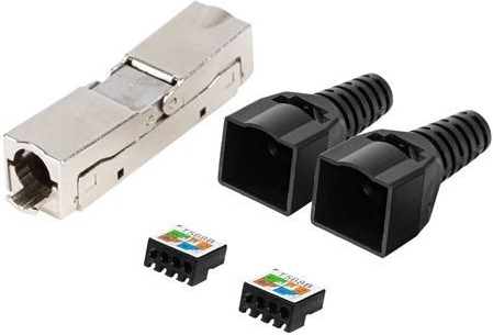 Lanberg acoplador de red sin herramientas RJ45 cat.6 FTP