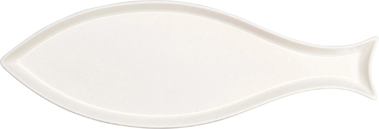 Fuente de servir Regular con forma de pez 37,5 × 12,5 cm