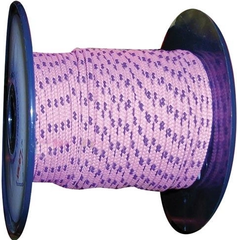 Cuerda trenzada de poliéster con núcleo 6 mm, 100 m