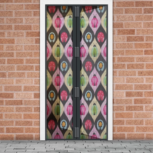 Mosquitera magnética para puertas de 100 × 210 cm
