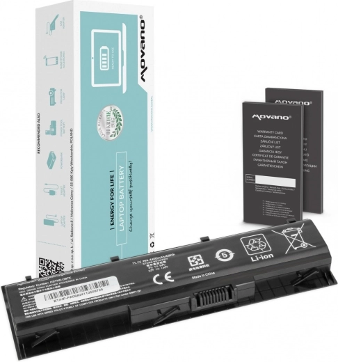 Batería Movano PA06 HSTNN-DB7K para HP Omen 17-w y Pavilion 17-ab 4400 mAh (49 Wh)