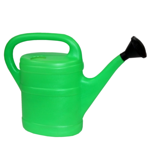 Regadera de jardín de 5 l con rociador – verde