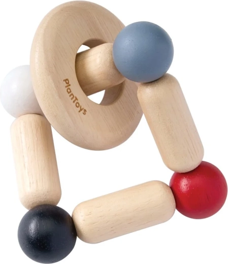 PlanToys sonajero de contraste cuadrado