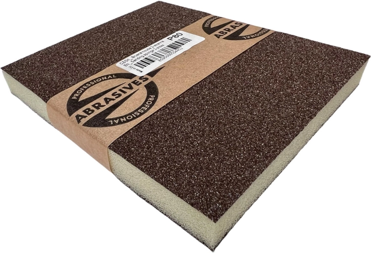 Esponja abrasiva de 4 caras 100 × 70 × 25 mm, grano 220