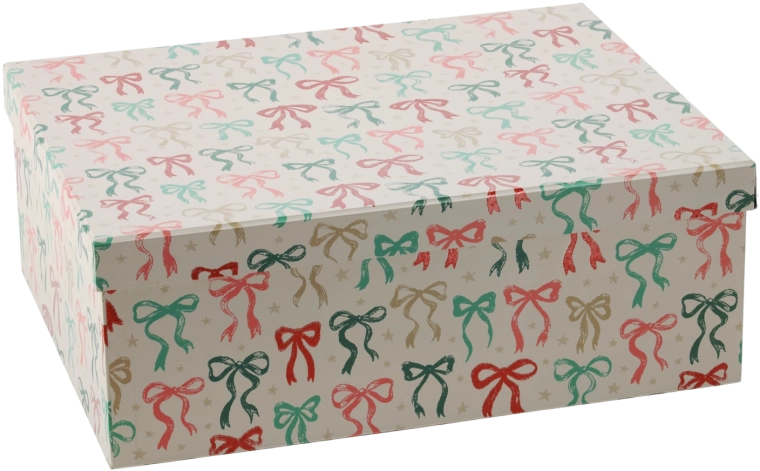 Caja de regalo Świąteczne Kokarda 37 × 28 × 14 cm