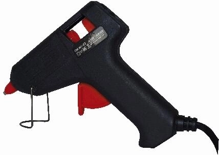 Pistola de pegamento termofusible 10 W, diámetro de barras 7 mm