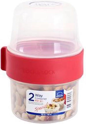 Recipiente para alimentos 2 en 1, 150 + 150 ml Locknlock