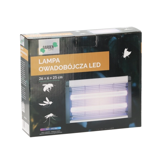 Atrapainsectos LED 26 × 6 × 25 cm, 4 W