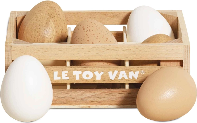 Huevos de madera en caja Le Toy Van