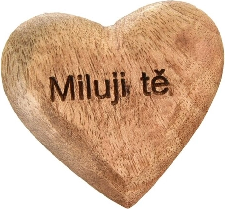 Corazón decorativo mango «Te amo»