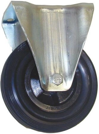 Rueda fija 200 mm, capacidad de carga 120 kg