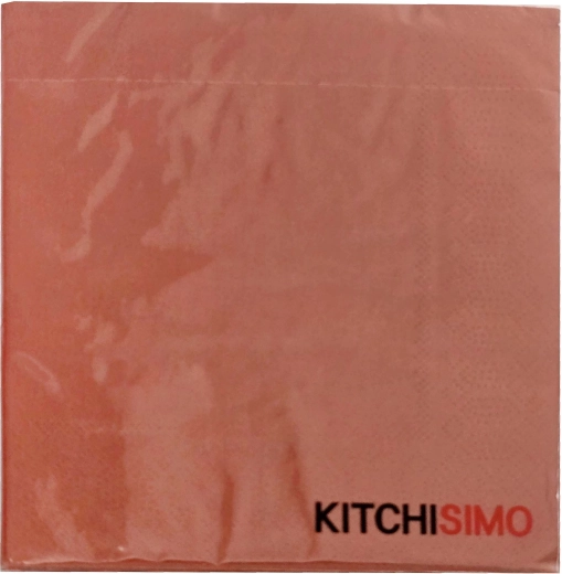 Servilletas de papel de tres capas de color ladrillo 33 × 33 cm - 20 uds.
