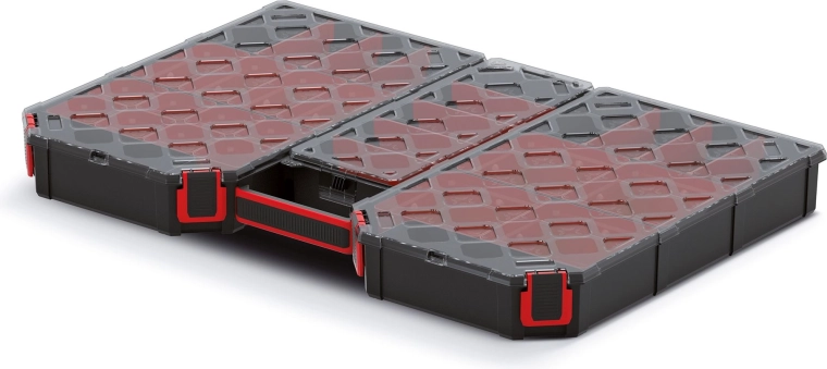 Organizador Tager Carbo Plus con separadores 577 × 390 × 60 mm
