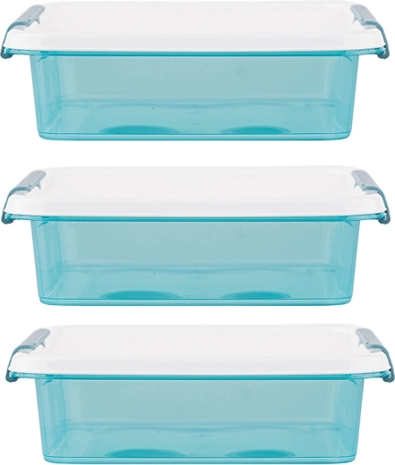 Arcticline set de 3 recipientes cuadrados para alimentos de 0,6 l