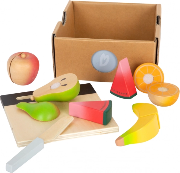 Set para cortar frutas de madera Small foot Fresh
