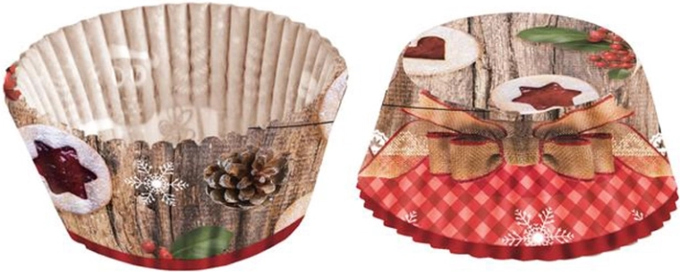 Cápsulas de papel para muffins TORO Linecké, 60 uds