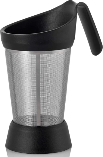AdHoc TEABOY colador para té con soporte de acero inoxidable