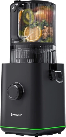 Extractor de zumo lento AMZCHEF CE-ZM1919 negro