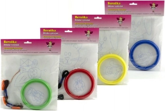 Kit de bordado para niños en bastidor