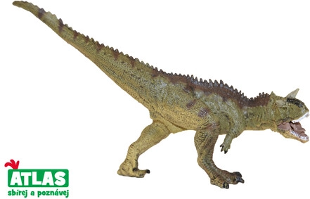 Figura de Carnotaurus – dinosaurio pintado a mano 18 cm